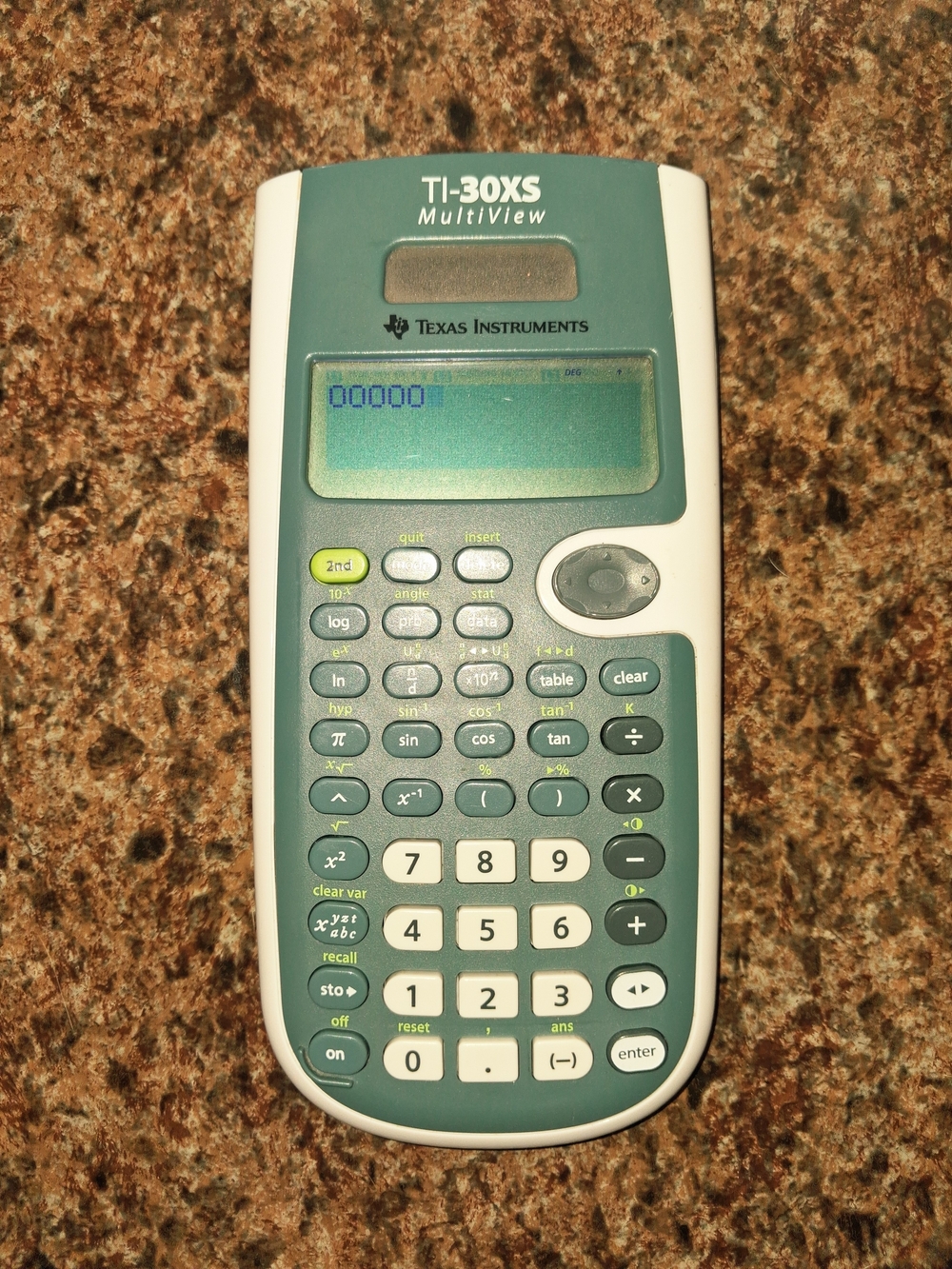 Texas Instruments TI-30XS MultiView Scientific Calculator - Teal and White